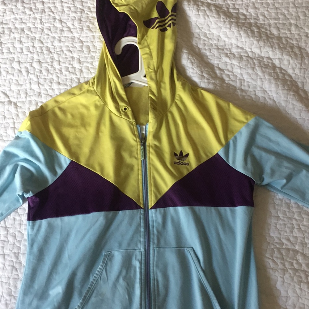 Women’s Adidas Multicolor Zip Up Track Jacket